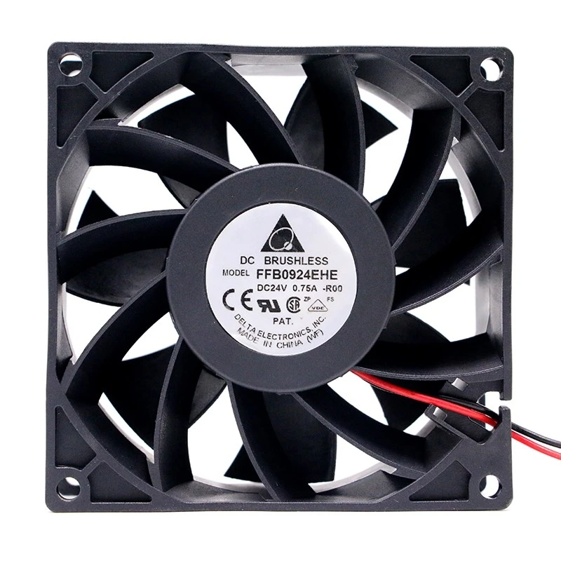 New original FFB0924EHE 9238 9cm DC24V 0.75A speed stop alarm function ABB inverter cooling fan