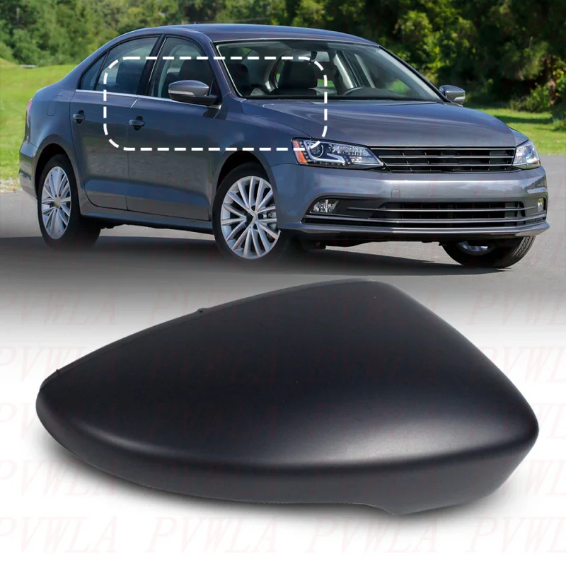 Dla VW Jetta 2012 2013 2014 2015 2016 2017 2018 1 szt. Obudowa lusterka wstecznego po prawej stronie 3C 8857538