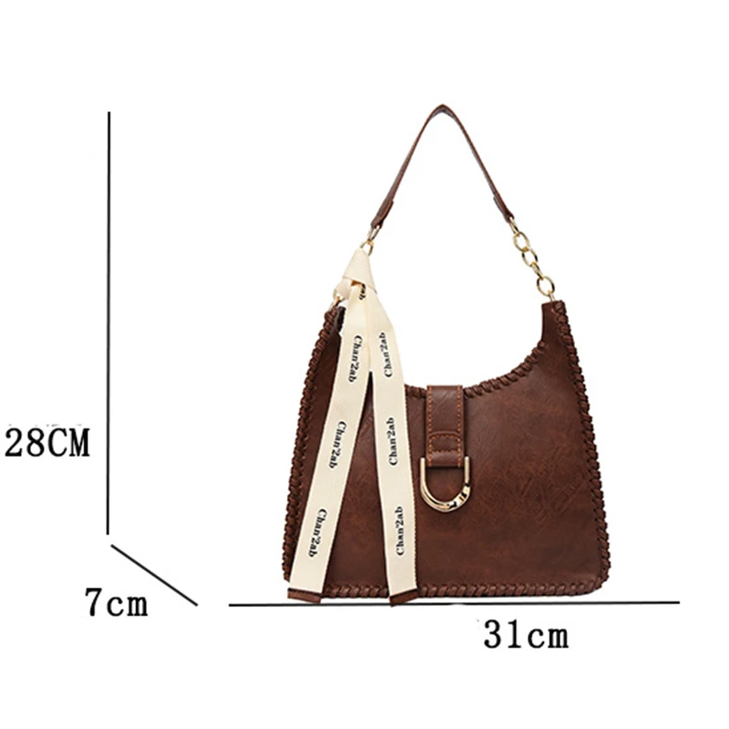 1Set Handbag DIY Handmade Stitching Sewing Vogue Shoulder Bag Material With PU Leather Accessories