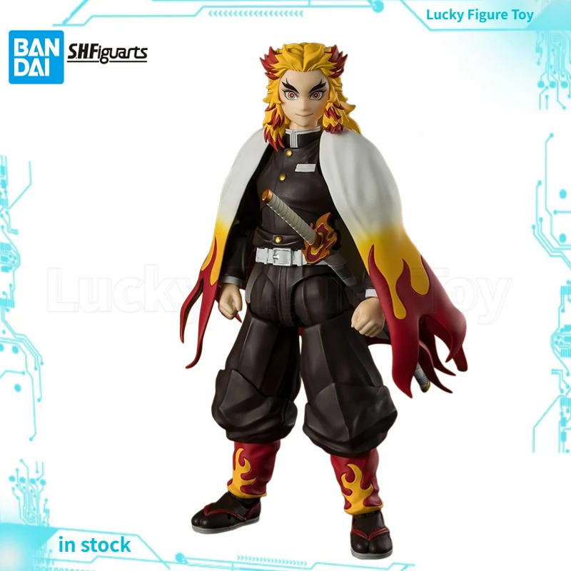 

【In Stock】BANDAI SHF Demon Slayer: Kimetsu No Yaiba Rengoku Kyoujurou Action Figure Model Toys