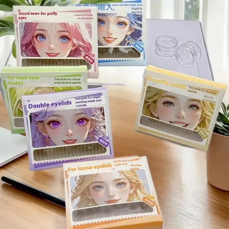 180/216/240 PCS สติกเกอร์ตาที่มองไม่เห็น Lace Eye Lift Strips Double Eyelid เทปกาวสติกเกอร์เทปตาเครื่องมือ Lash เทป