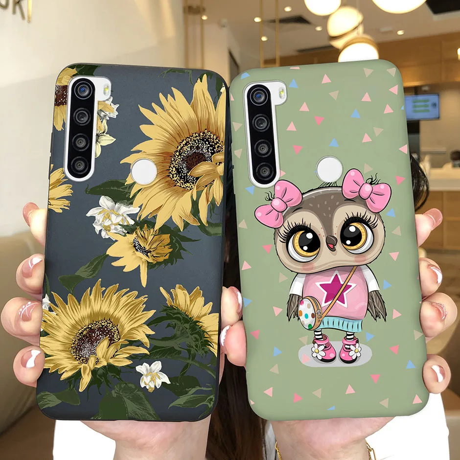 Custodia per Xiaomi Redmi Note 8T 8 Pro Cute Cartoon Shell per Redmi Note8 Pro Cover posteriore morbida per Redmi Note8T prevalente Fundas