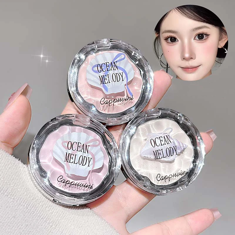 1Pc Cappuvini Highlighter Palette – Matte Face Eyeshadow, Pigment Brightening Contour Concealer Long-Lasting Cosmetic