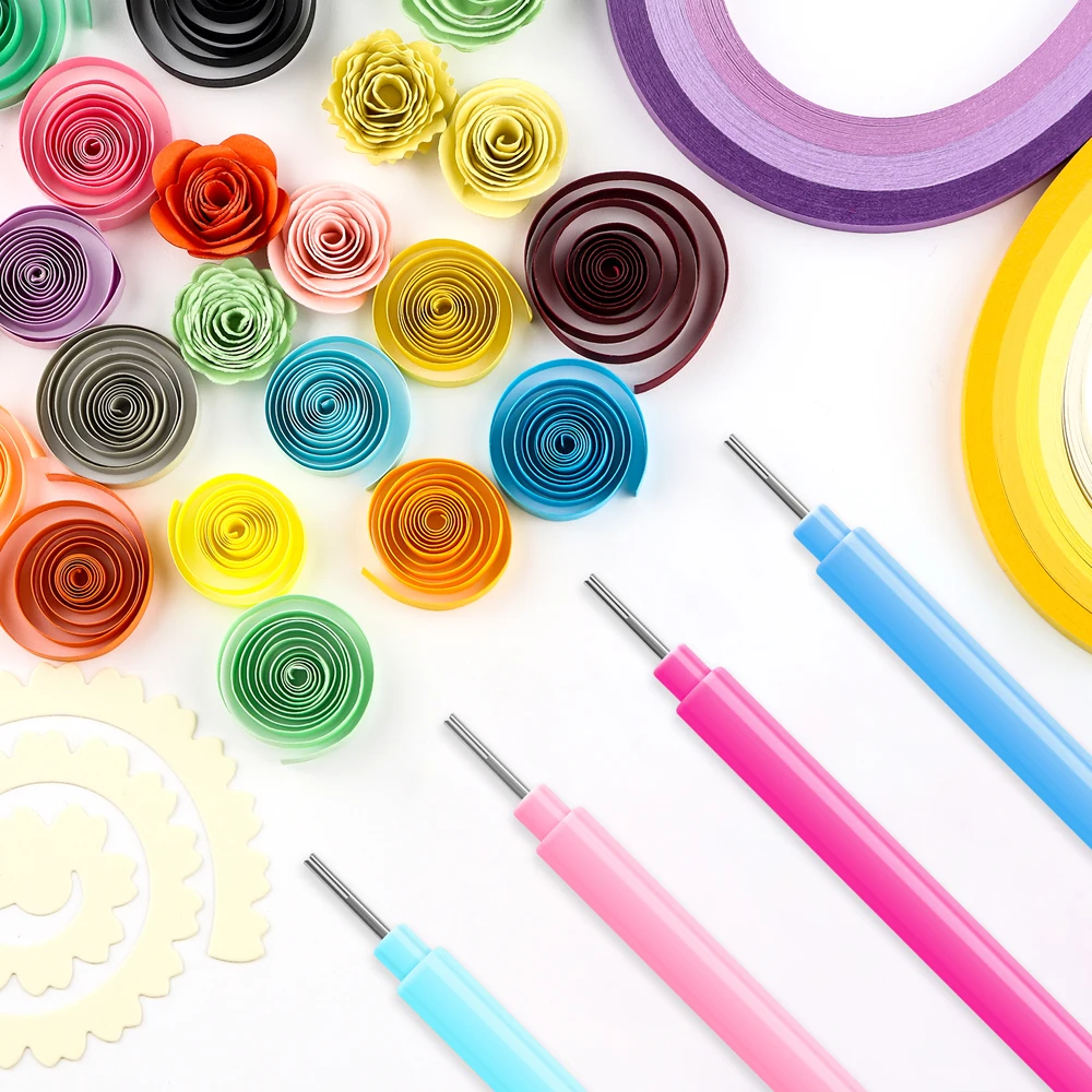 100strips/pack Gradient Color  - Art Quilling Craft review and price