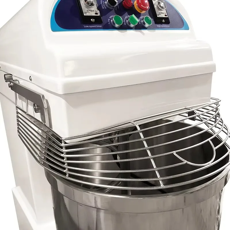 New 80L 25kg Commercial Electric Flour Dough Cake Spiral Mixer Dual Motor Bakery Equipment for Kneading Custom