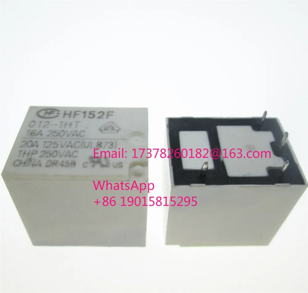 

НОВОЕ реле 12 В HF152F 012-1HT HF152F-012-1HT 12 В 12 В постоянного тока 12 В 16 А 250 В переменного тока 4 контакта