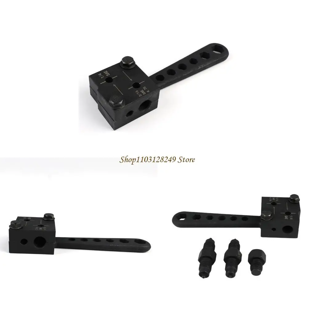 

Сверхмощный набор инструментов для развальцовки металлических тормозных магистралей, набор инструментов для развальцовки тормозов с высоким крутящим моментом для ремонта тормозных трубок автомобиля, мотоцикла