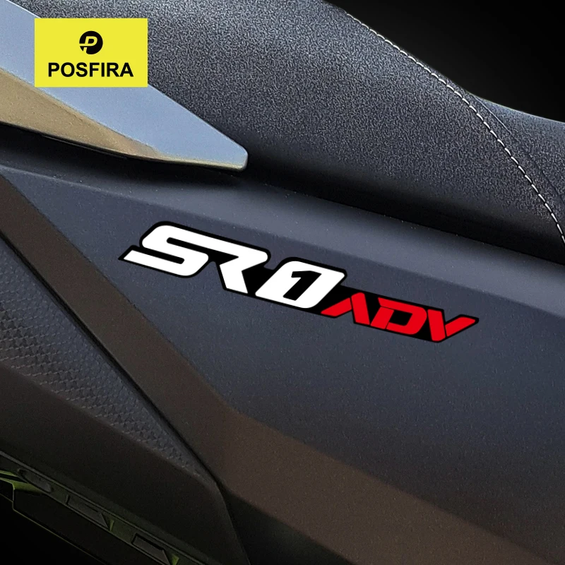 POSFIRA Motorcycle Stickers Vinyl Decals for Voge SR1 ADV 125 2024 2025 Logo Emblem Motorbike Scooter Accessories