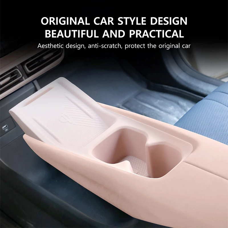 For BYD Seagull Central Control Protect Mat Silicone Wireless Charging Protective Pad Car Interior Accessories
