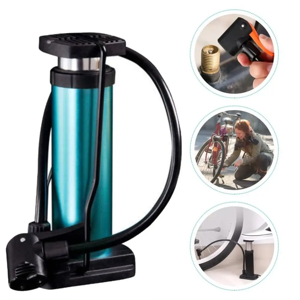 Universele Mini Fiets Inflator Pomp Stap op Huishoudelijke Fietsen Luchtpomp Multifunctionele Lichtgewicht Fiets Voetpomp Racefiets