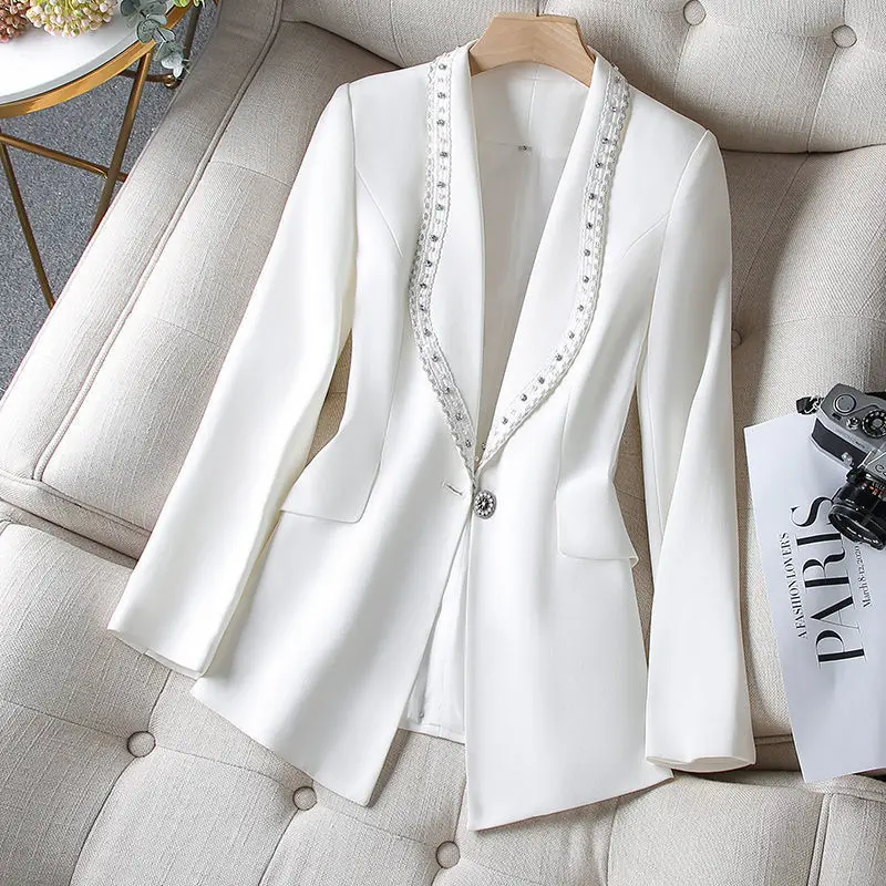 

Suit coat women's long-sleeved 2022 spring and autumn new Korean version slimming high sense small suit large top women