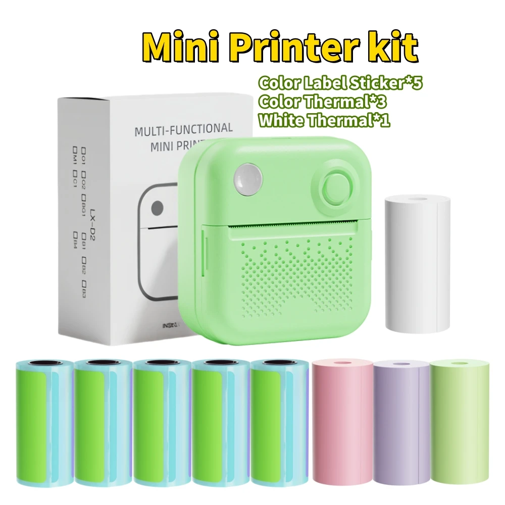 جديد D3 صانع الملصقات آلة خطأ عنوان ملاحظة طابعة لاسلكية للمطبخ طباعة بدون حبر طابعات طباعة سؤال خاطئ