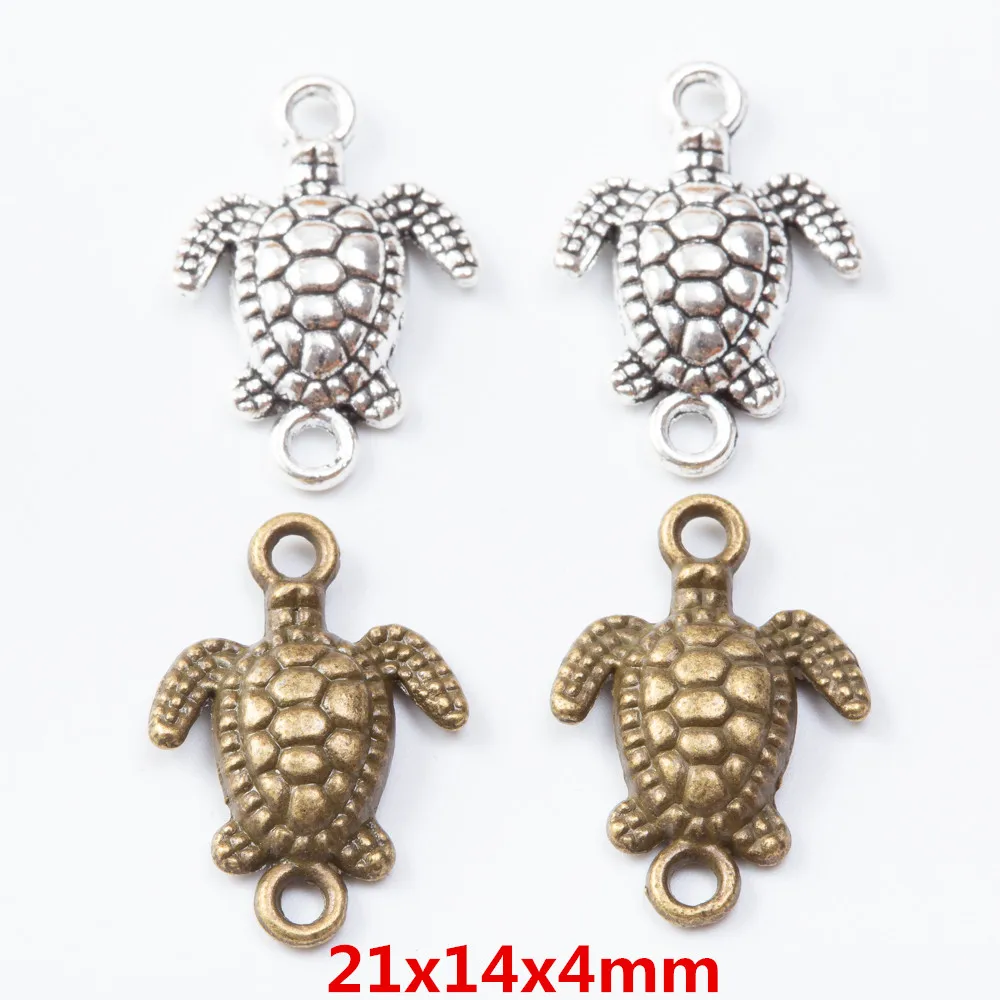 

45pcs tortoise Craft Supplies Charms Pendants for DIY Crafting Jewelry Findings Making Accessory 680