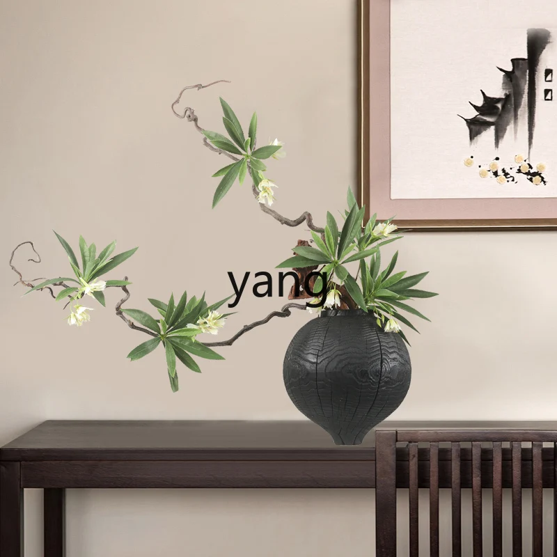 

LMM new Chinese style wabi-sabi wind zen simulation dead branches green plants bonsai ornament