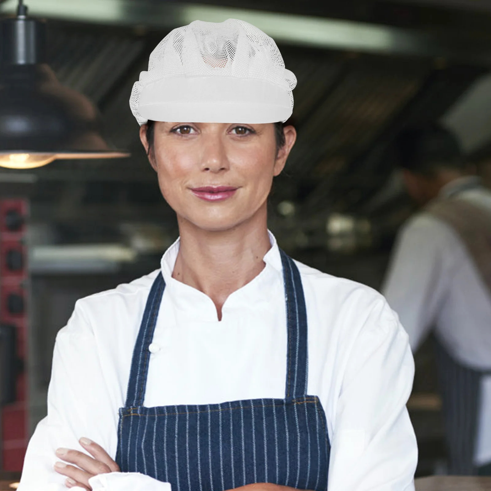 Fashion Chef Hat Waiter Uniform Hats Working Bakery Breathable Cotton Men and Women