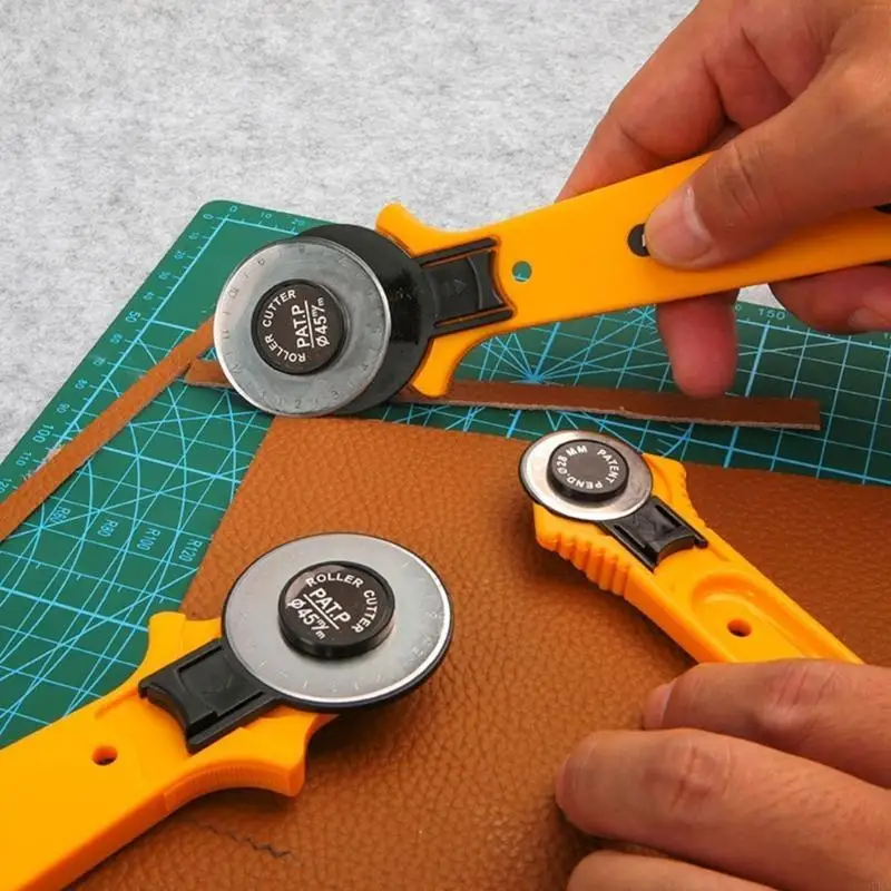 97BA الجلود النسيج الخياطة المتداول Cutte 28 مللي متر النسيج القاطع الجلود القواطع الدوارة