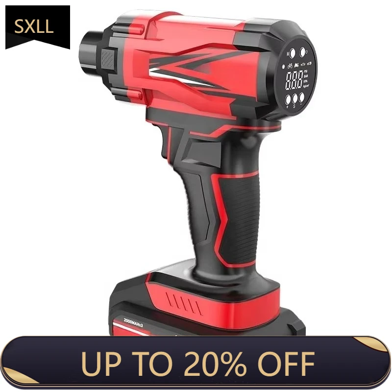 

SXLL Portable Electric Air Compressor 12V 150psi Wireless with 2000mAh Automatic Tire Inflator