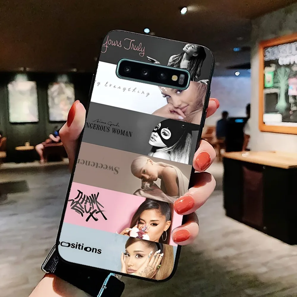 Singer A-Ariana G-Grande Phone Case For Samsung S 9 10 20 21 22 23 30 23plus lite Ultra FE S10lite Fundas