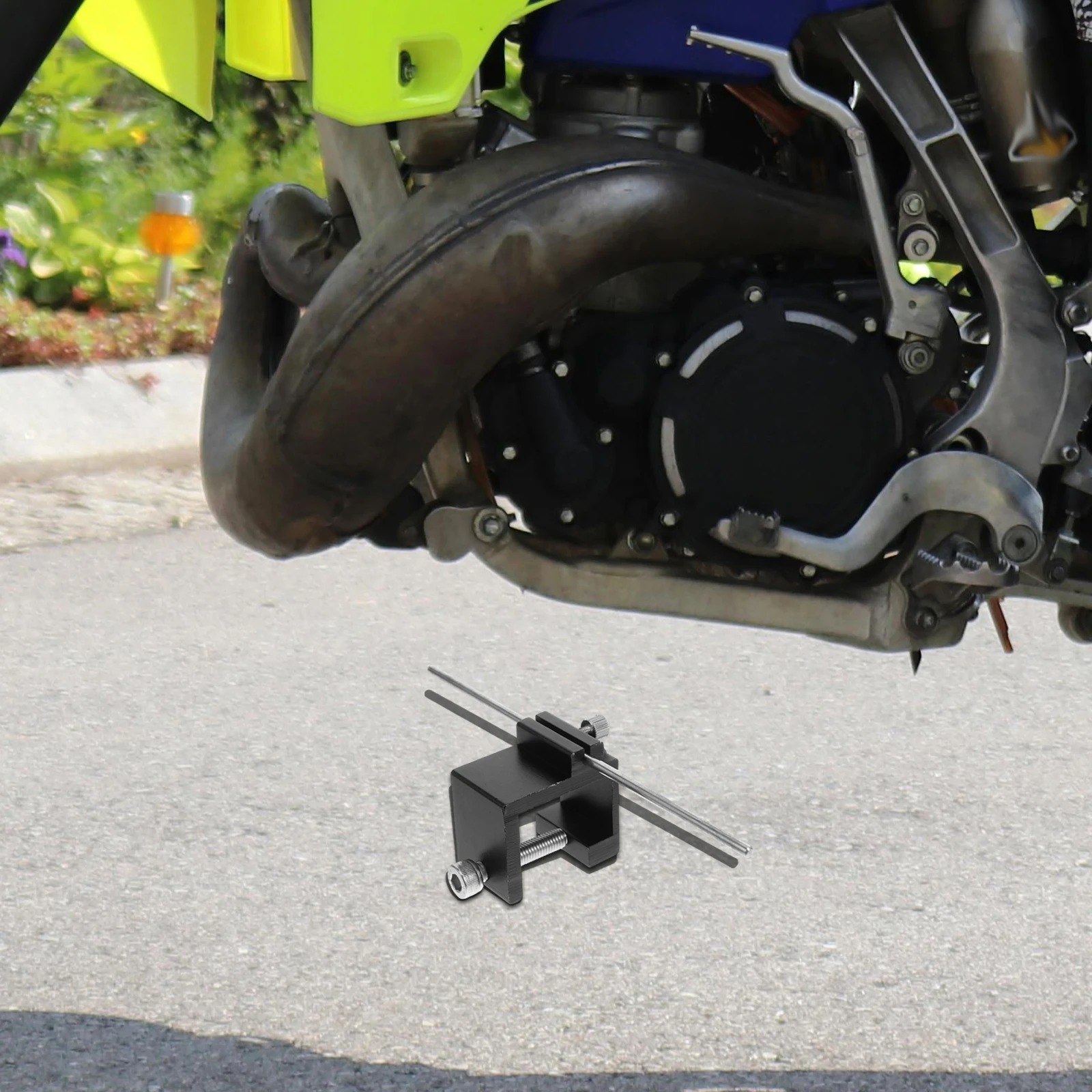 

Motorcycle Repair Tools Chain Alignment Adjuster Black Blue Red for Motorbike ATV Maintenance Heavy Duty Aluminum Alloy