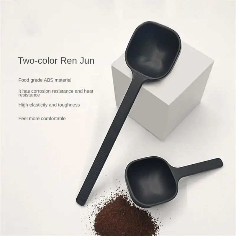 Coffee Bean Spoon Plastic Coffee Measuring Spoon Pressed Powder Durable Dual-purpose Bean Spoon Household Coffeeware Accessories