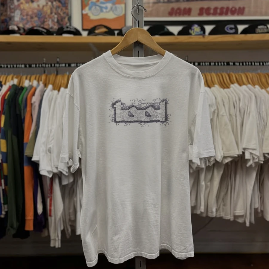 Rare Tool Lateralus Washed White Tee Y2K Style Underground Print Loose Retro Summer