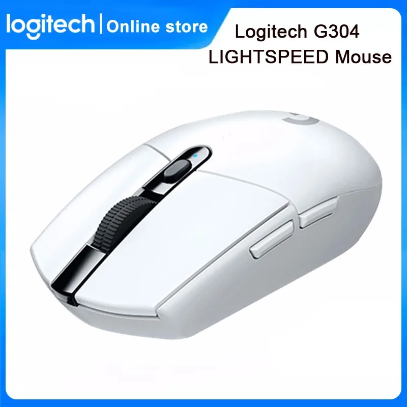 

Logitech G304 LIGHTSPEED Wireless Gaming Mouse HERO Sensor 12,000 DPI Gaming Mice 6 Programmable Buttons For Gamer Player