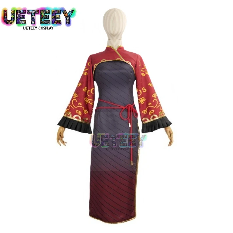 

UETEEY Anime Limbus Company Jia Xichu Cosplay Costume Custom Size Cheongsam Cos Halloween Suit