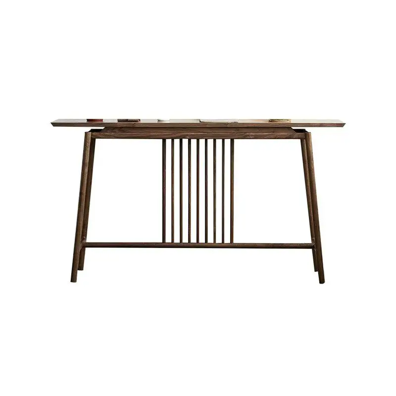 LMM entrance, Song-style aesthetic Zen solid wood nave wall table furniture