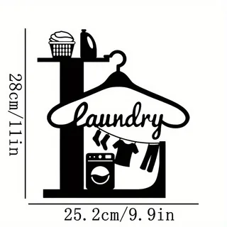 Metal Laundry Room Wall Art 3