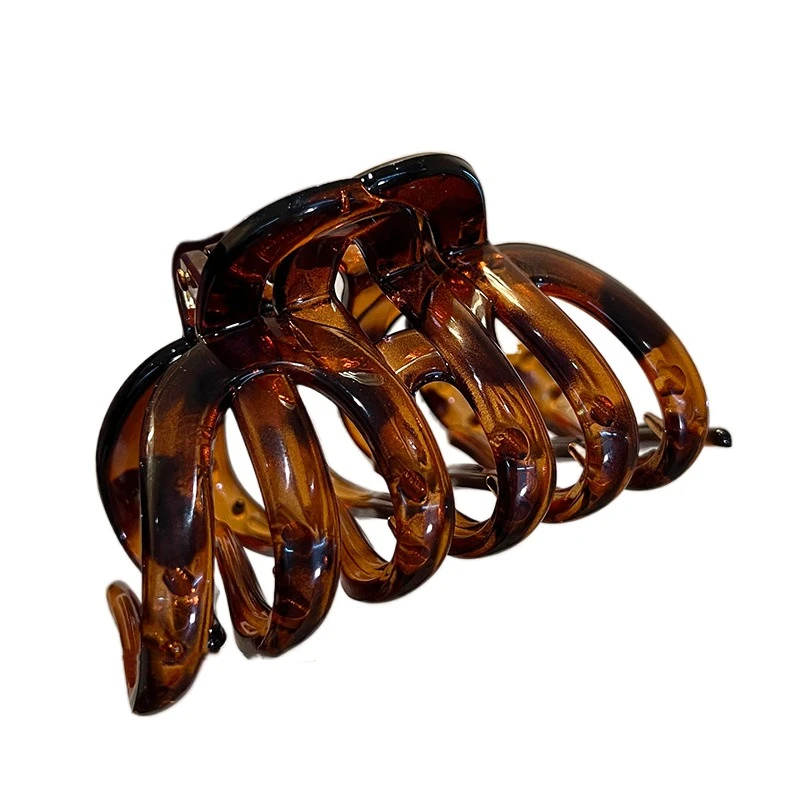 

Прическа во французском стиле, коготь для волос в виде тыквы, забавный милый головной убор для волос, 9 см/3,54 дюйма, заколка в виде акулы для девочек