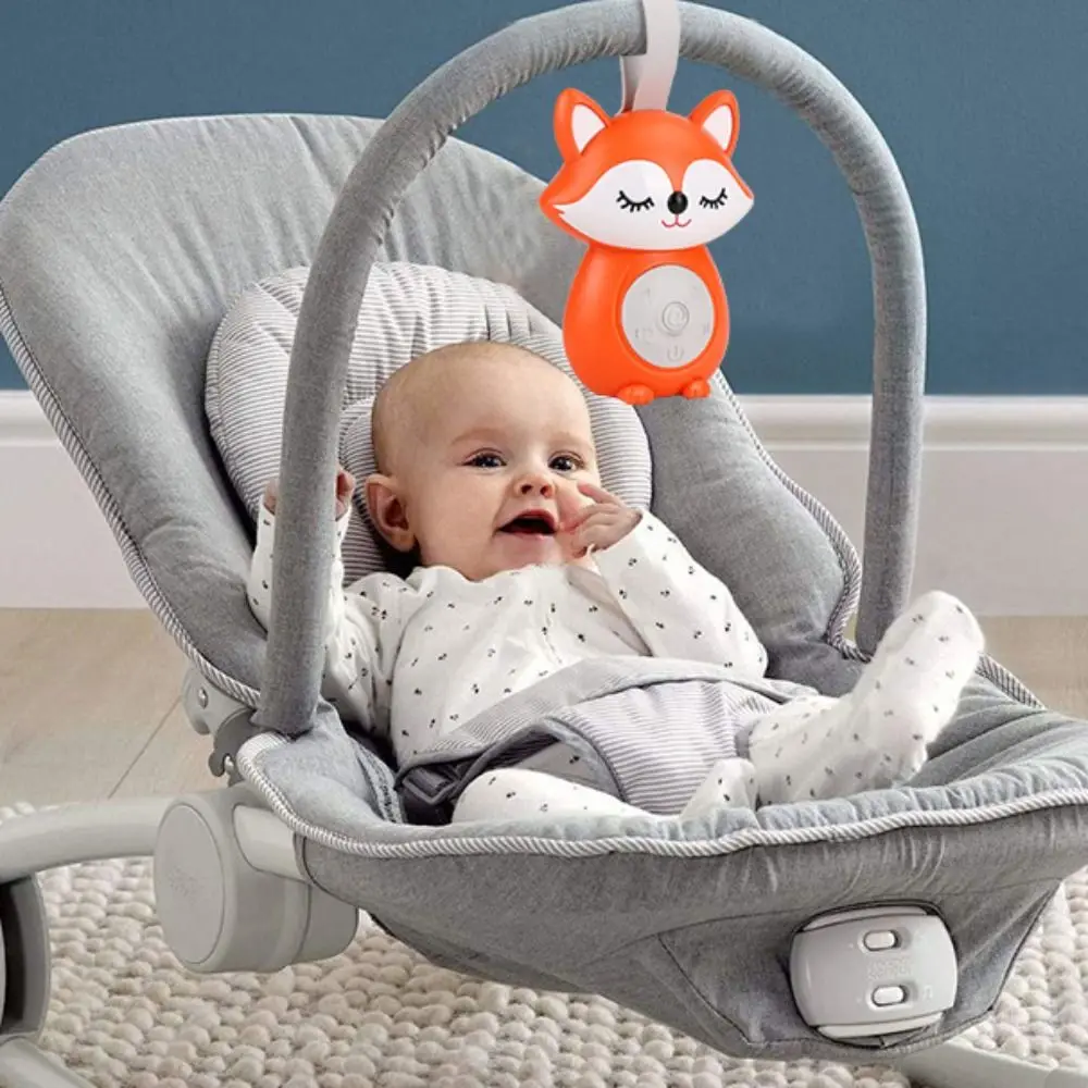 Máquina de ruído para bebês com desligamento cronometrado, música com 5 luzes com ruído branco, chupeta para bebês, coruja/koala, portátil, máquina de som para dormir, crianças