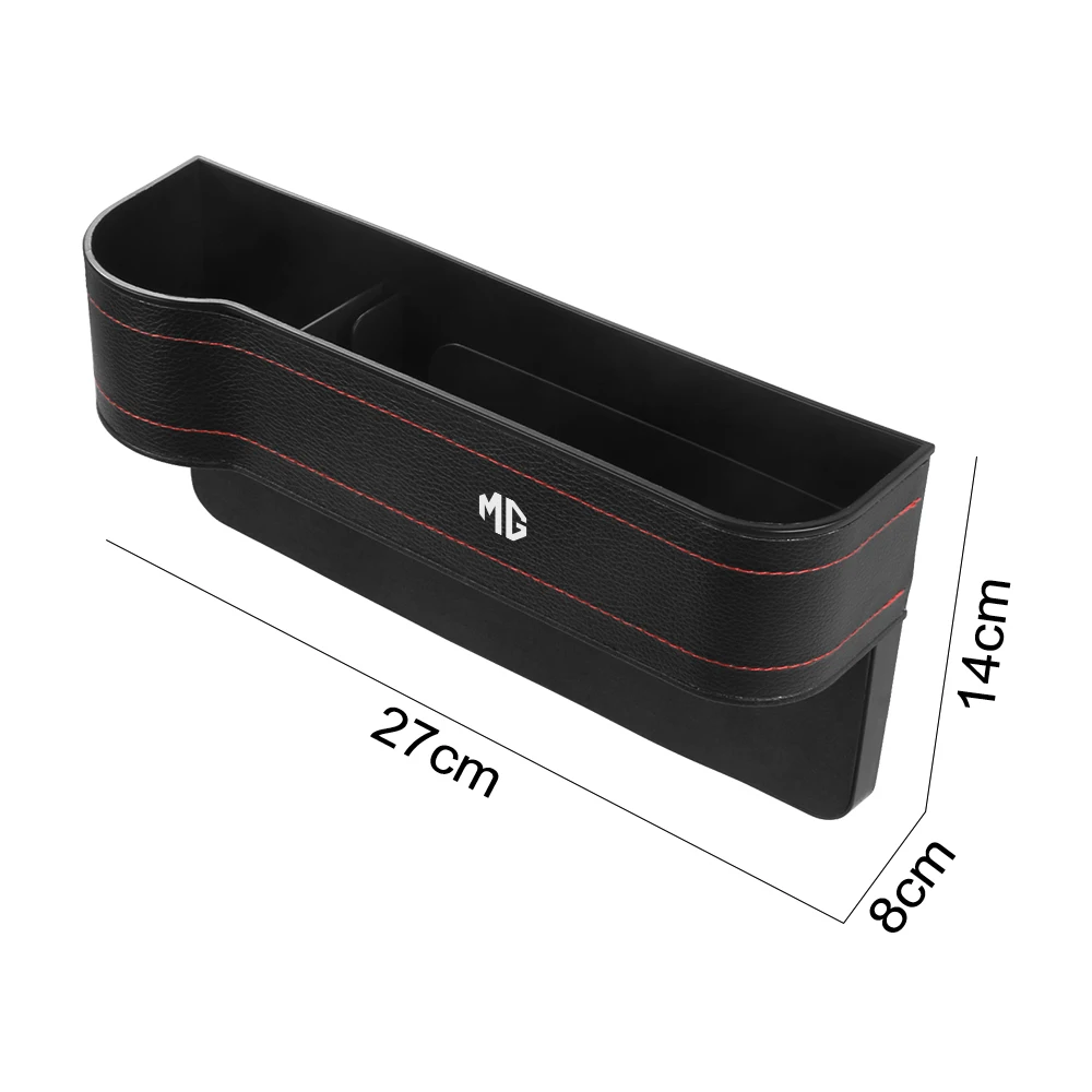 Car Seat Gap Organizer Non-Slip Storage Box For MG Zs EV 5 2022 Rx5 Rx8 Tf 3 6 Phev Hs Astor One V80 Gs Auto Accessories Tools