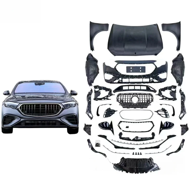 Hot Selling Full Replacement Tuning Body Kit Bolt-On Front Rear Bumper Grille Fender Hood for E-CLASS W212 09-15