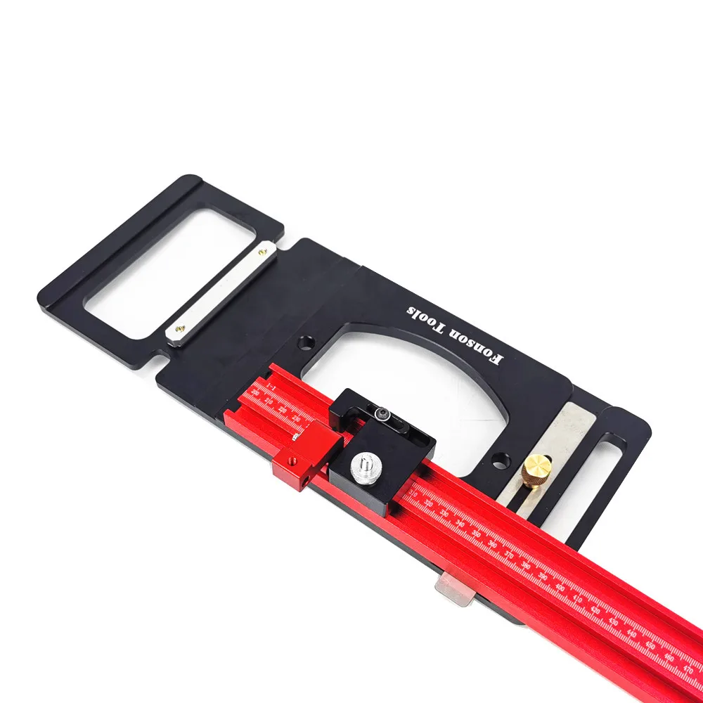 Imagem -04 - Angle Stop para Woodworking Track Saw Square Guide Rail Clamp para Festool e Makita Rails Ângulo Direito Posicionamento Plate 90 °