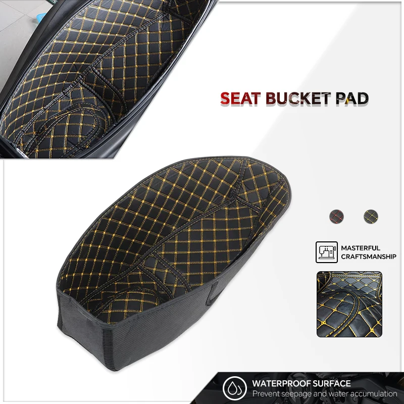 

Для PCX125 PCX150 ADV150 pcx125 pcx150 adv150 защита ящика для хранения мотоцикла из искусственной кожи задний багажник грузовой вкладыш защитная накладка