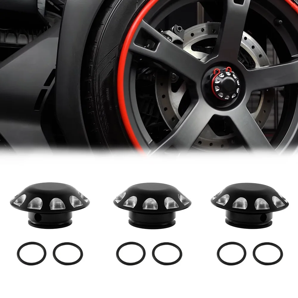 

Aluminum Axle Caps and Wheel Bearing Cover Compatible with Ryker All Models for Ryker All Models