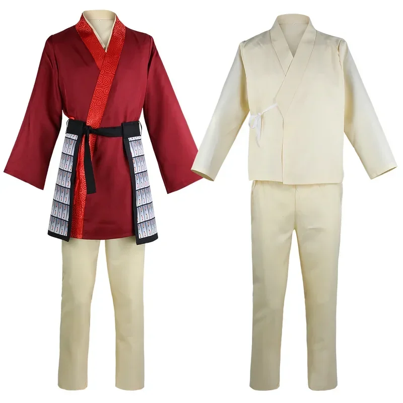 Hua Mulan Cosplay children and Adult Smile Women, COS Outsets, Alberese Hanfu Princess, Red Dresses, Christmas Stage