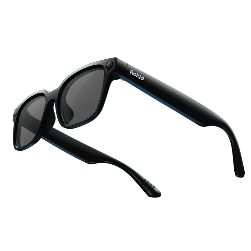 Rokid AI Glasses Style Smart Glasses with AI Assistant for Translation/Video Recording/Calls/Music Playback no Display Function