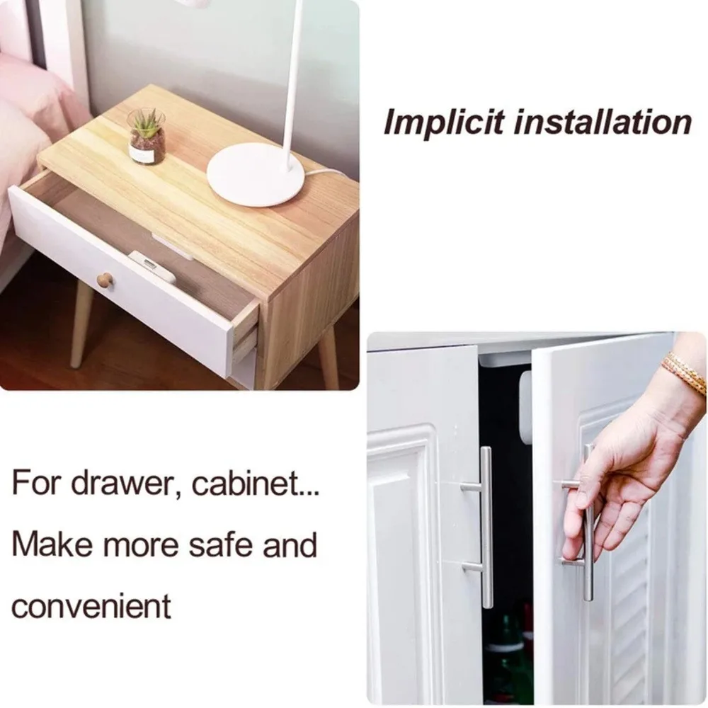 Tuya Smart Drawer Lock Blocco Bluetooth APP di protezione di sicurezza domestica intelligente Interruttore di blocco della privacy dell'armadio senza chiave senza fili