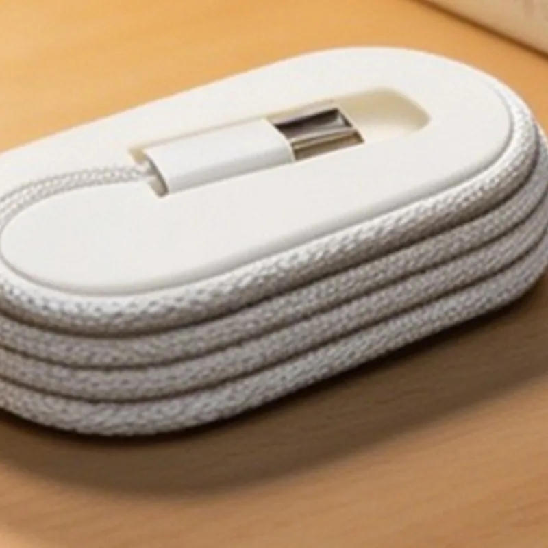 1/2PCS Portable Cable Organizer Anti-Tangle C Type Cord Winder 39.37 Inch Universal Desktop Travel Cable Manager For iPhone view 5