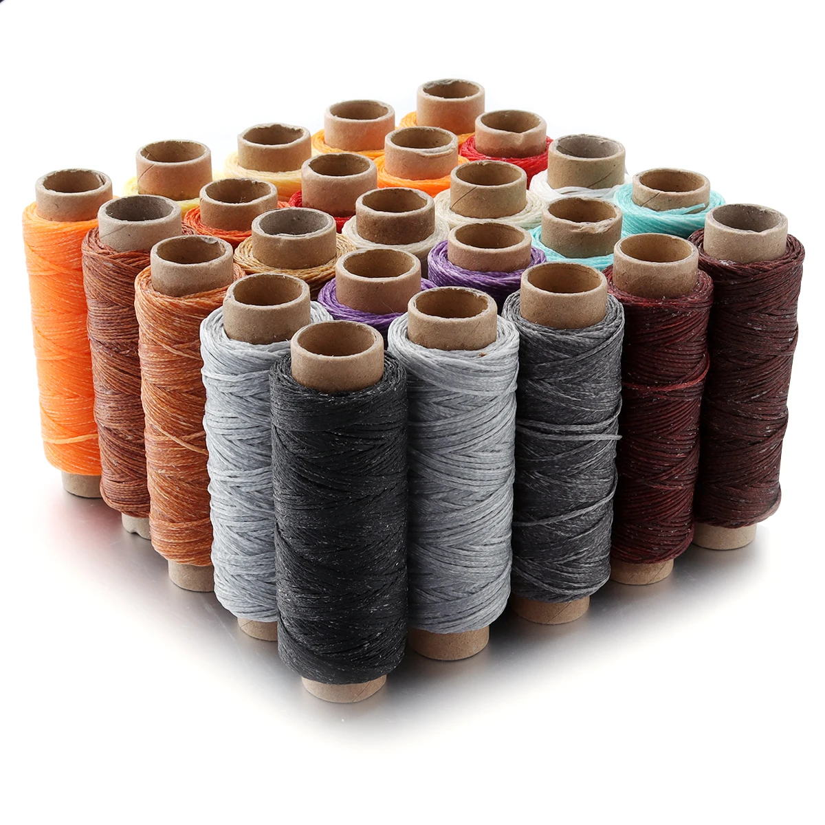 50yard/roll 150D Thickness Leather Waxed Thread Cord 1.0mm Thread For Hand Stitching Leather Cord DIY Bracelet Jewelry Making