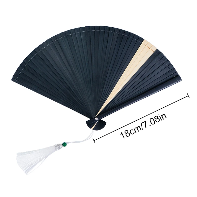 New Chinese Style Retro Bamboo Hand Fan Elegant Dance Performances Hand Held Folding Fans Props Wedding Gift Fans for Guest