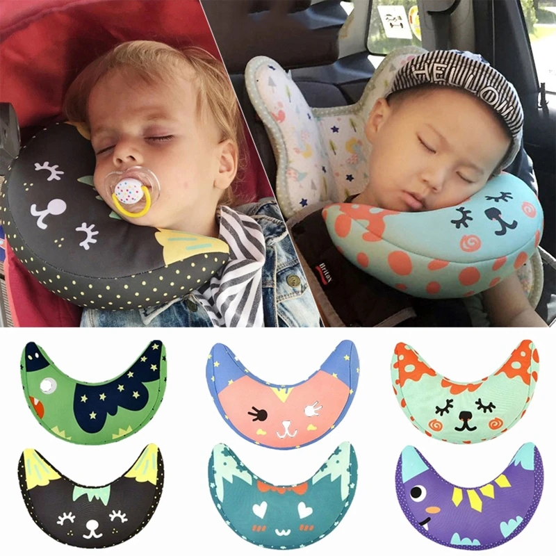 Baby Neck Support Headrest Cushion Car for Seat Belt Pillow Sleep Pillow Travel