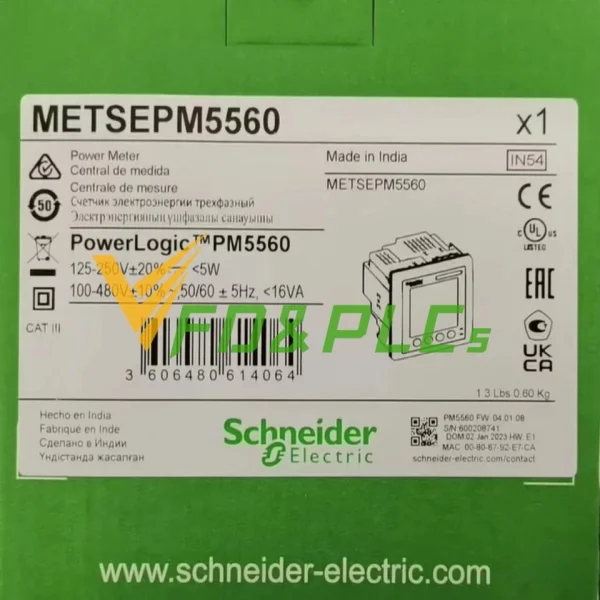 

Metsepm5560 для измерения мощности Powerlogic 1 шт. # f Совершенно новый оригинальный Spot Plc