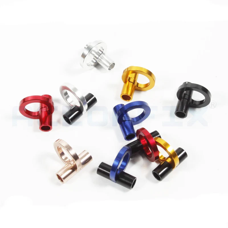 

ACEOFFIX Alloy Pipe Hub Cable Tie Through, The Wire Device Through, The Wire Wase, for Brompton Folding Bikes Bike Parts