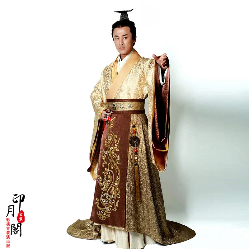 Film And Television Costume Qin Dynasty Han Dynasty Wei And Jin Emperor\'s Costume Ancient King\'s Cosplay Costume Halloween