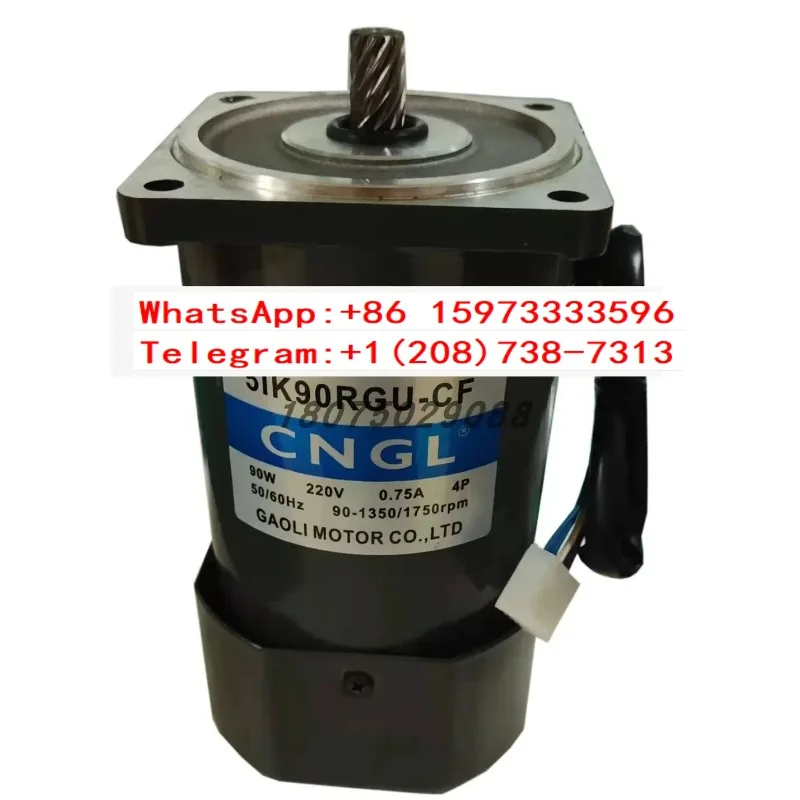 AC Speed Control Motor 90W Gear Reducer 5IK90RGU‑CF 5GU10KB Industrial Variable Speed Driving Component