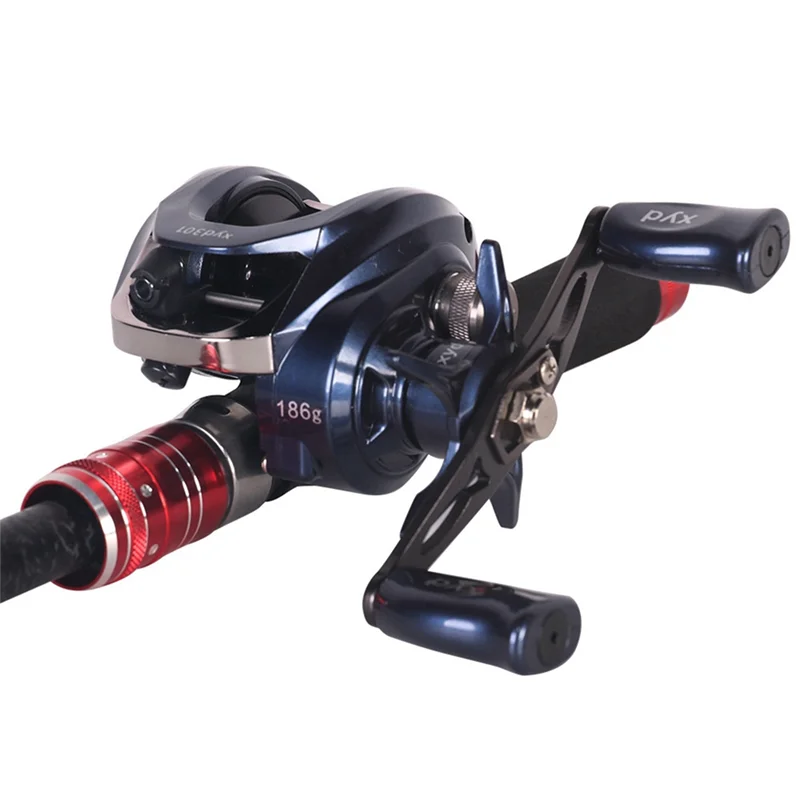 

B58B-Рыболовная катушка с передаточным числом 7,2:1, двойная тормозная система, катушка для приманки, водонепроницаемая антикоррозийная рыболовная катушка