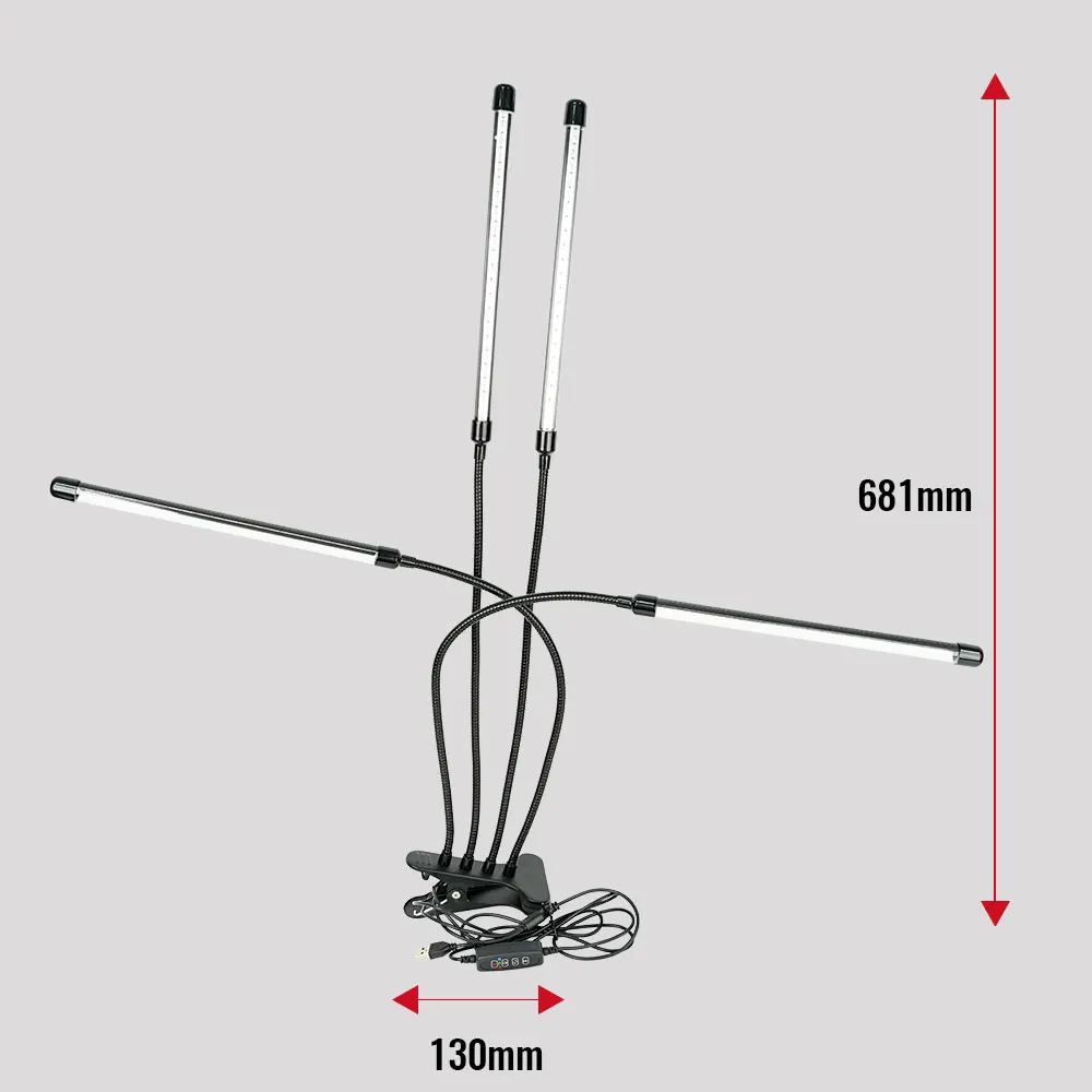 LED Grow Light USB Phyto Lamp Full Spectrum With Control Phytolamp For Plants Seedlings Flower Home Tent