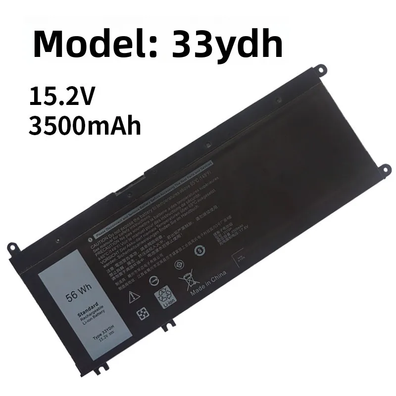 

Suitable for Dell 33YDH G3-3579 3779 G5-5587 7580 7778 7577 Laptop Battery